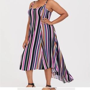 Hi-Low Torrid (Size 18/20) Striped Dress